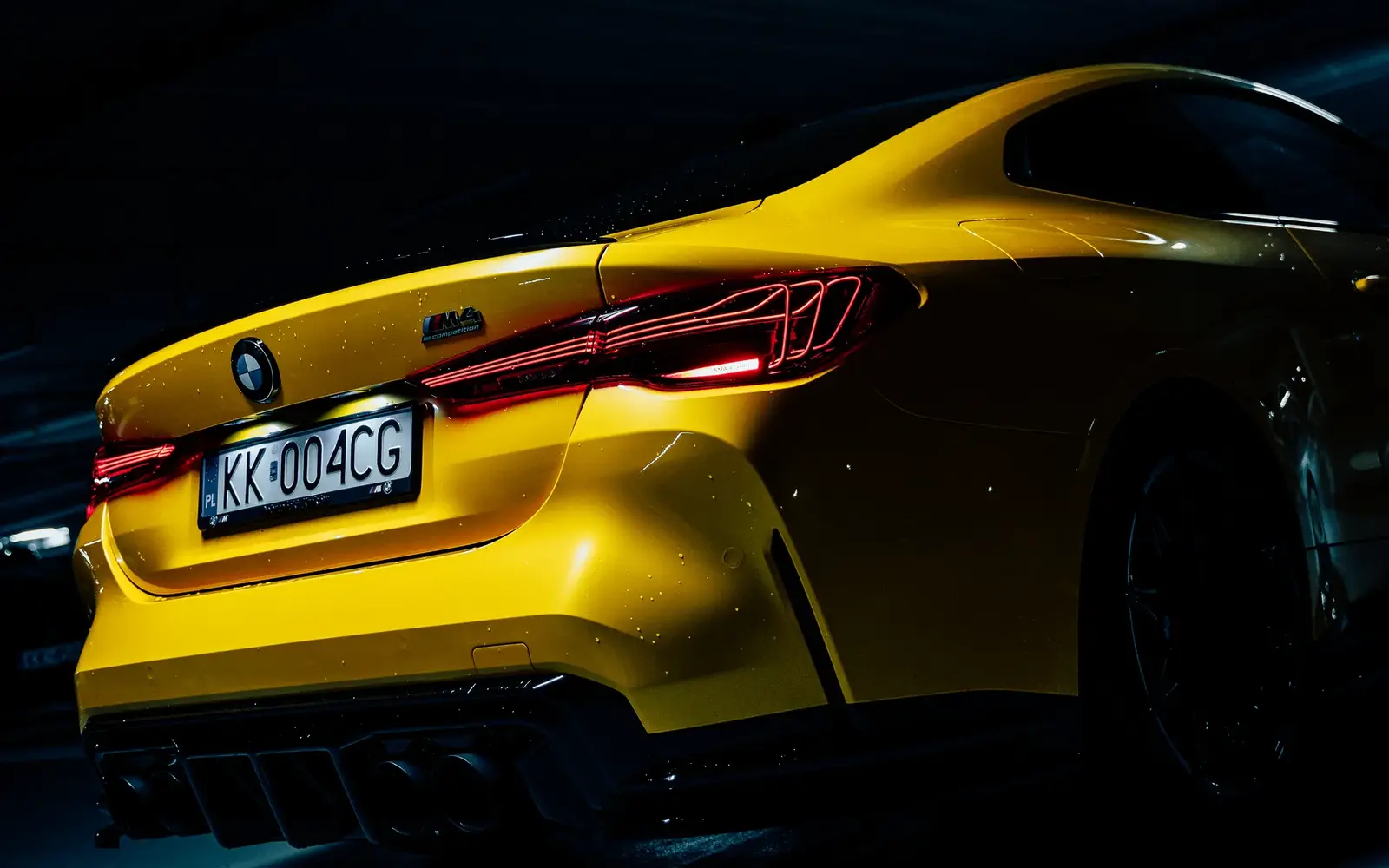 Tył BMW M4 Competition z floty Ferrum Cars